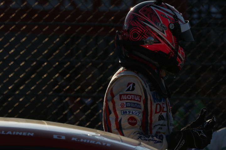 決勝レース: 優勝したヘイッキ・コバライネン（LEXUS TEAM SARD）