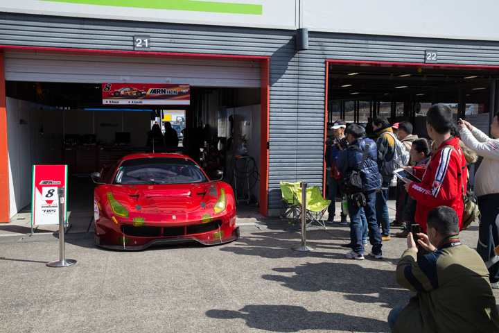 テストデー: 注目のニューマシンARN Ferrari 488 GT3