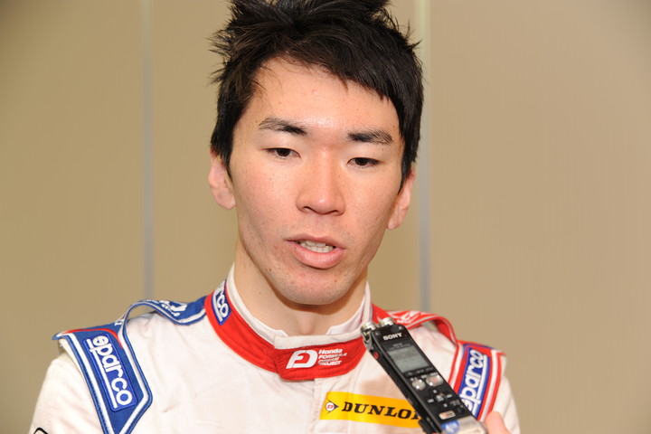 決勝2位の笹原右京（Hondaフォーミュラ・ドリーム・プロジェクト）
