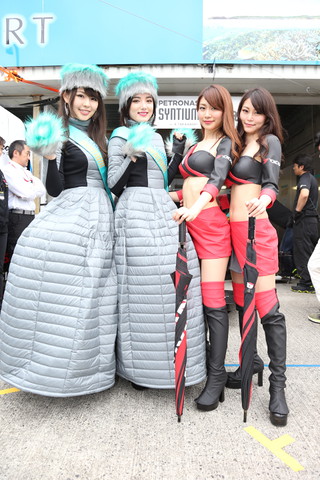 ピットウォーク: レースクイーン