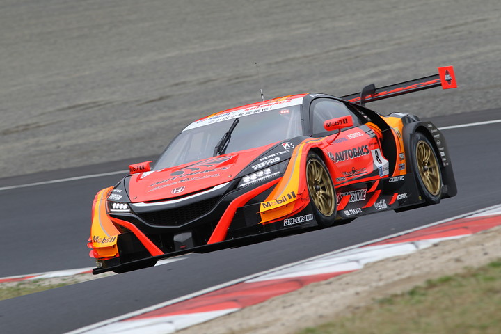 GT500クラスポールポジションは野尻智紀／小林崇志組（ARTA NSX-GT）