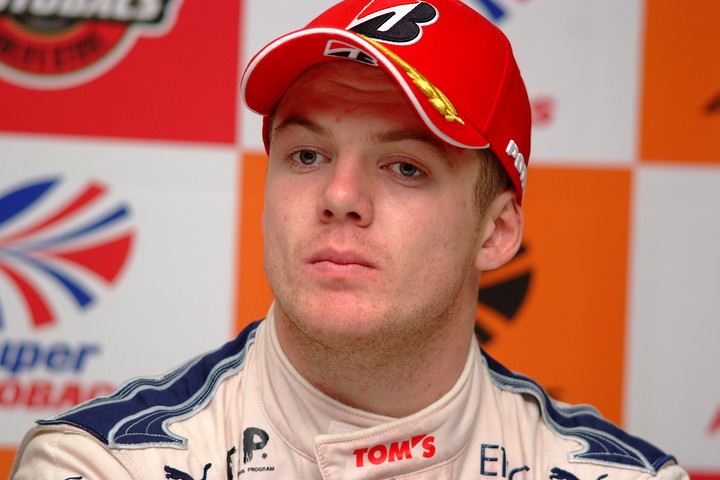 決勝記者会見: GT500クラスで優勝したニック・キャシディ（LEXUS TEAM KeePer TOM'S）