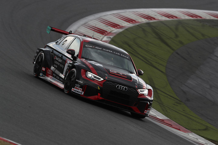 決勝4位、GT4クラス優勝は奥村浩一／秋吉圭組（BRP★Audi RS3 LMS）