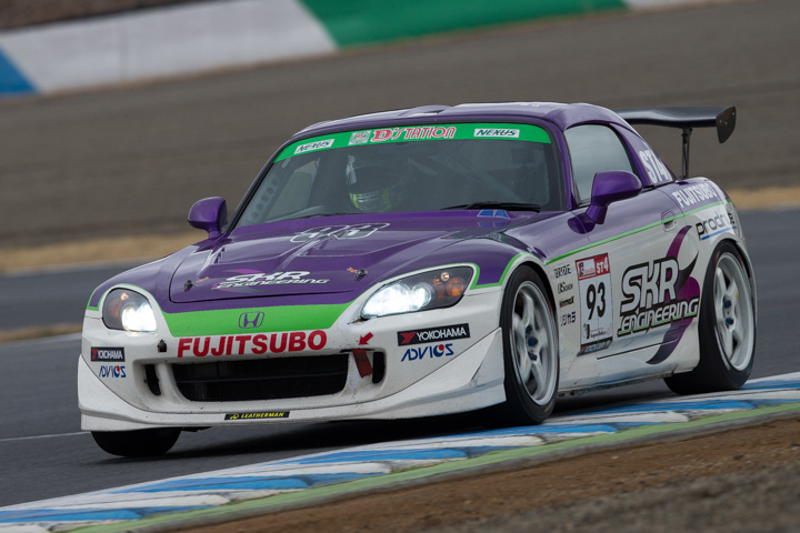 ST-4クラスポールポジションは太田侑弥／佐々木雅弘組（SKR ENGINEERING S2000）