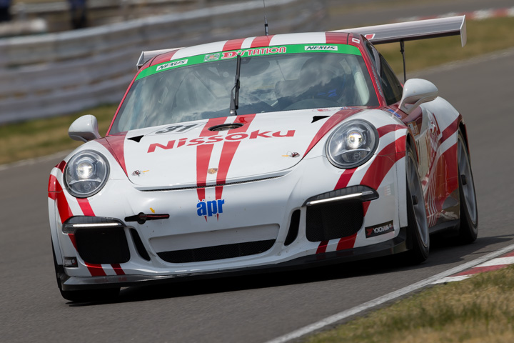 ST-1クラスポールポジションは小川勝人／影山正美／富田竜一郎組（Nissoku Porsche991 GT3 Cup）
