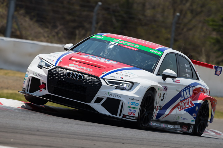 ST-Rクラスポールポジションは田ヶ原章蔵／白坂卓也／竹田直人組（LIQUI MOLY RS3 LMS）