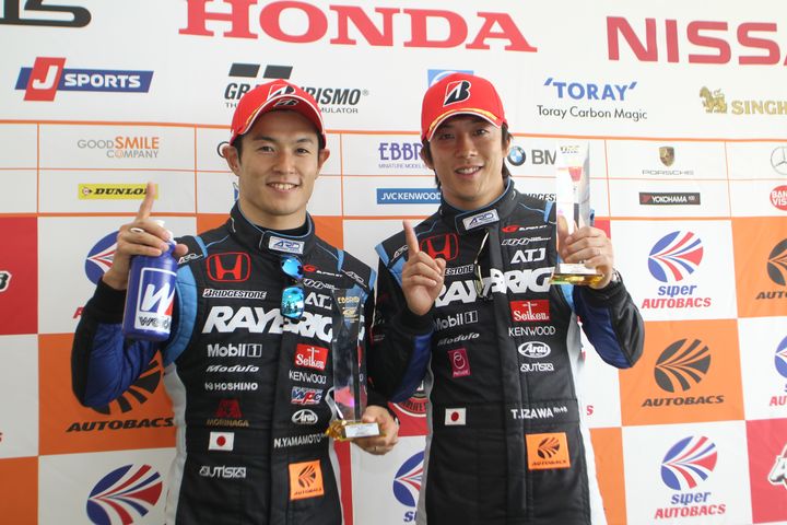 予選フォトセッション:  GT500クラスのポールシッター