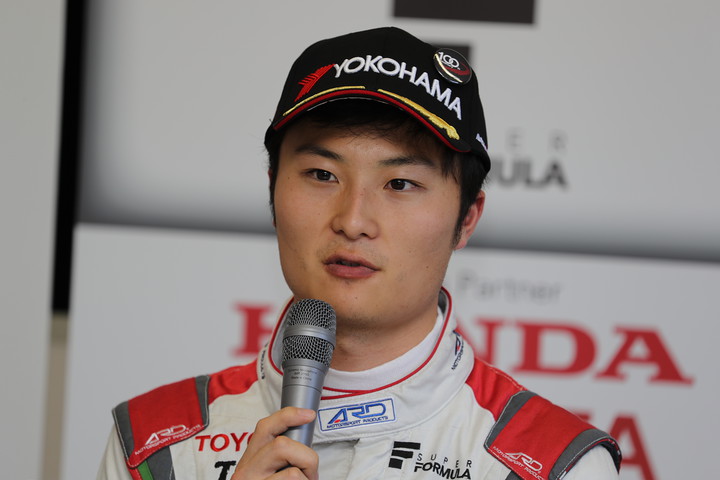 レース2予選記者会見: 2位の山下健太（KONDO RACING）