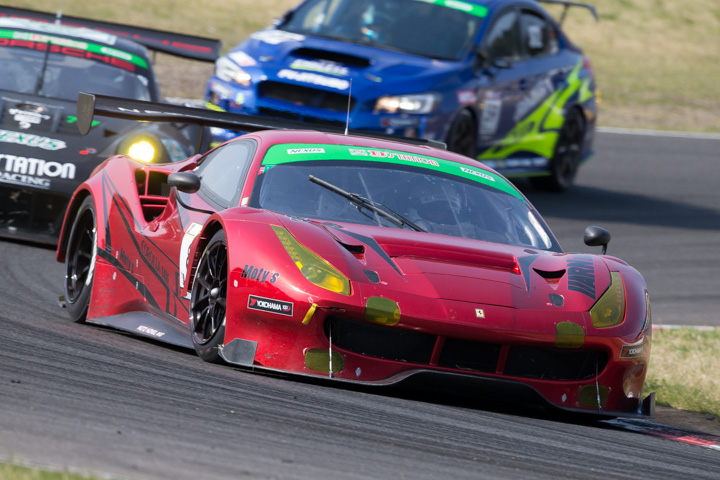 グループ1決勝: ST-Xクラス3位は永井宏明／佐々木孝太組（ARN Ferrari 488 GT3）