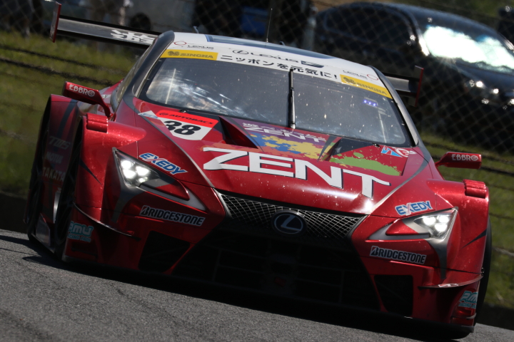 公式練習: 石浦宏明（ZENT CERUMO LC500）