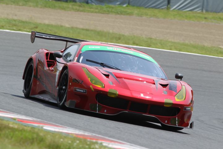 ST-Xクラスポールポジションは永井宏明／佐々木孝太組（ARN Ferrari 488 GT3）