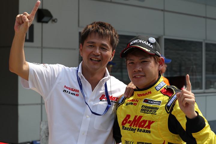 優勝した高星明誠（B-MAX Racing Team with NDDP）