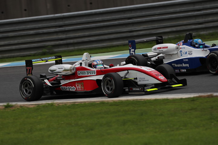 アレックス・ヤンをパスする平優弥