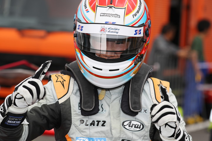 優勝した角田裕毅（MARUSAN・ミスト・JSS・ED）