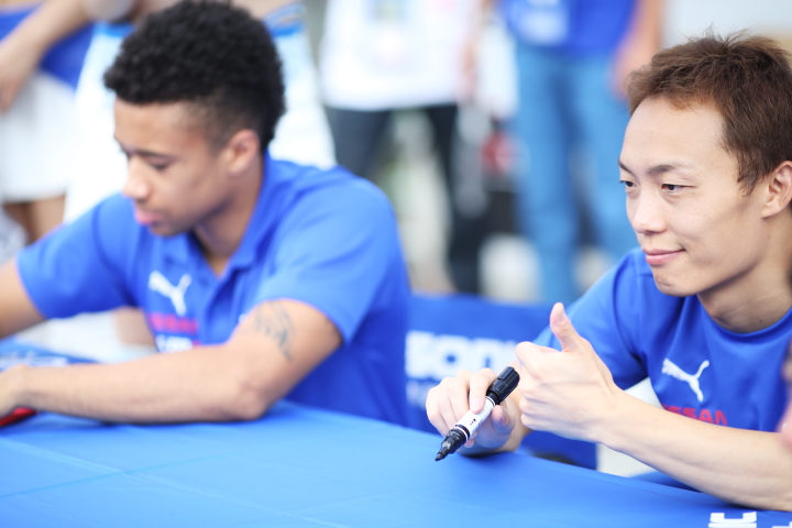 GTキッズウォーク: ヤン・マーデンボローと安田裕信（TEAM IMPUL）