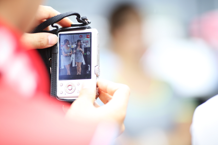 ピットウォーク: レースクイーン