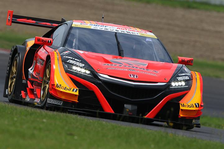 公式練習: GT500クラス2位は野尻智紀／小林崇志組（ARTA NSX-GT）