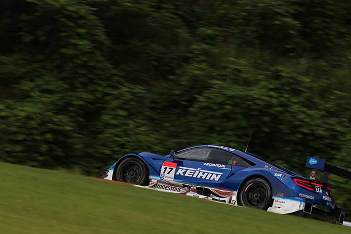 GT500クラス予選3位は塚越広大／小暮卓史組（KEIHIN NSX-GT）