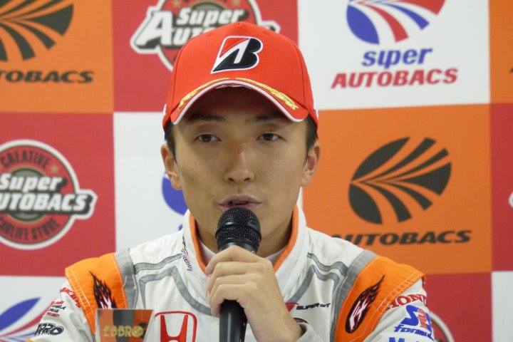 予選記者会見: GT500クラスポールポジションの野尻智紀（AUTOBACS RACING TEAM AGURI）