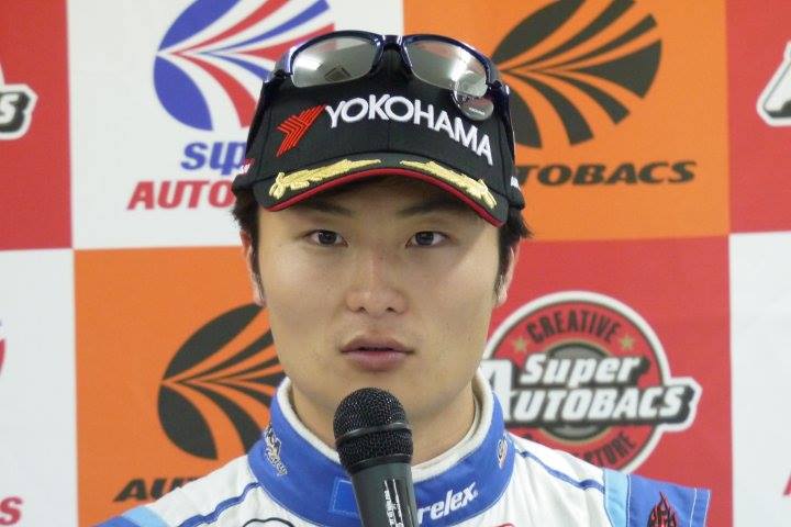 予選記者会見: GT300クラスポールポジションの山下健太（VivaC team TSUCHIYA）