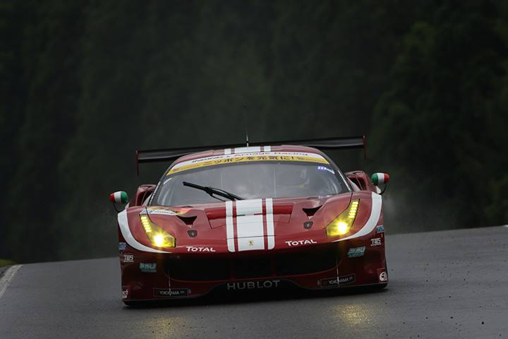 GT300クラス決勝2位は都筑晶裕／新田守男組（Ferrari 488 GT3）