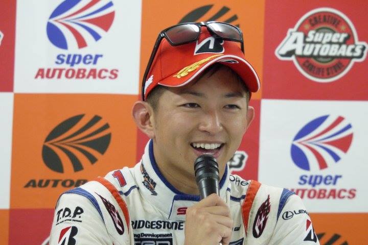 決勝記者会見: GT500で優勝した平手晃平（LEXUS TEAM SARD）