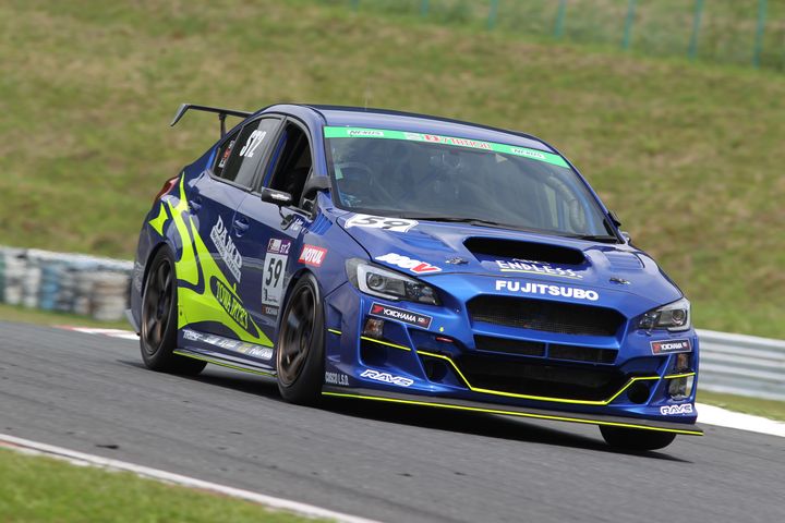 フリー走行: ST-2クラストップタイムは大澤学／後藤比東至組（DAMD MOTUL ED WRX STI）