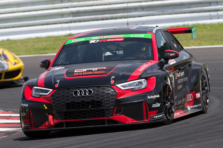 ST-TCRクラス決勝3位は奥村浩一／秋吉圭／上野嘉三組（BRP Audi Mie RS3 LMS）