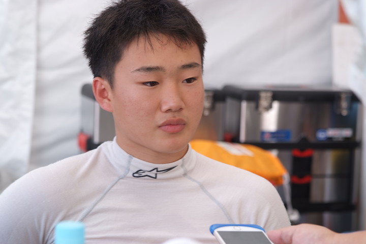 決勝3位の角田裕毅（Hondaフォーミュラ・ドリーム・プロジェクト）