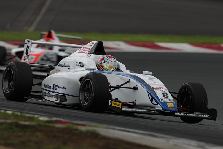 第9戦予選2位、第10戦予選4位の角田裕毅（SRS/コチラレーシング）