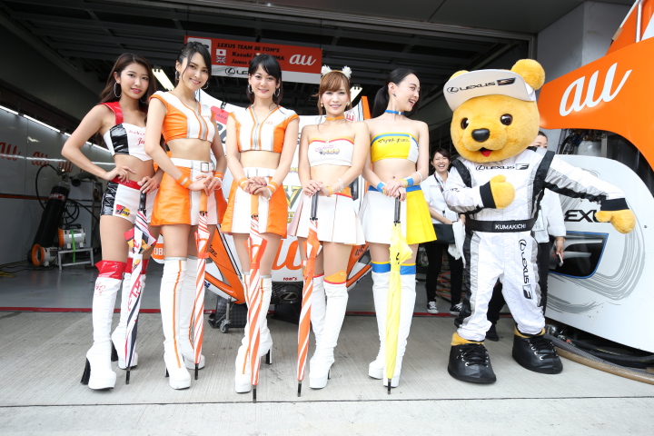 ピットウォーク: レースクイーン