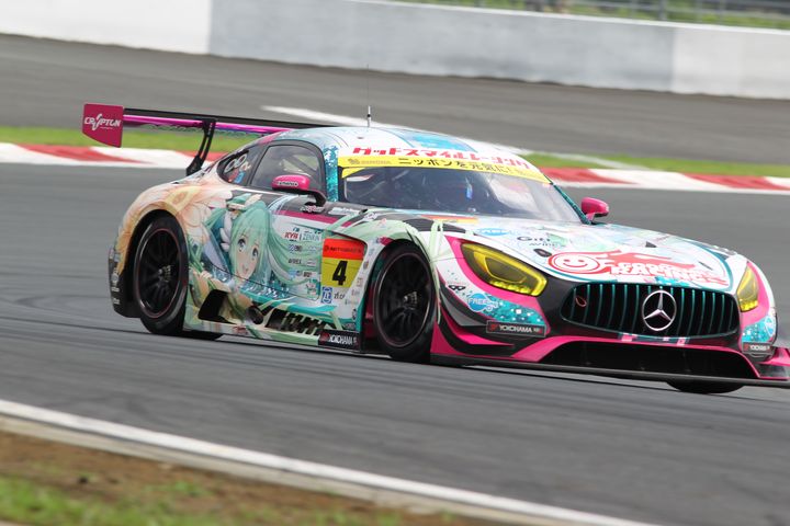 GT300クラス予選3位は谷口信輝／片岡龍也組（グッドスマイル初音ミクAMG）