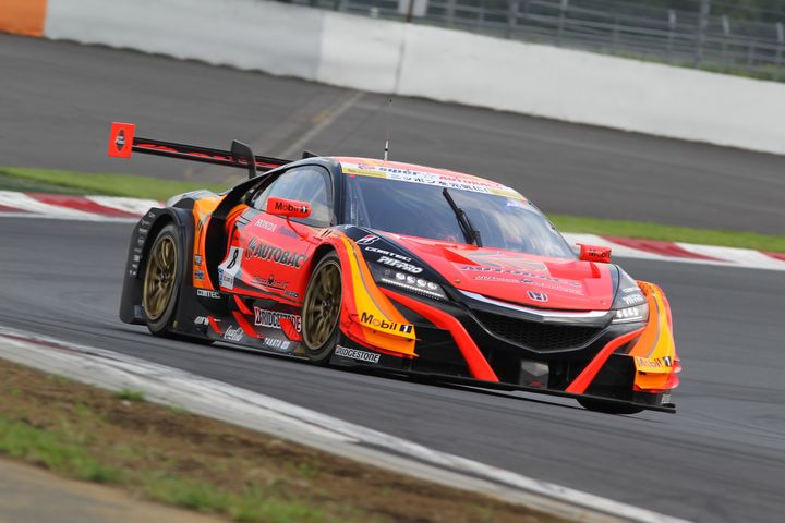 GT500クラスポールポジションは野尻智紀／小林崇志組（ARTA NSX-GT）