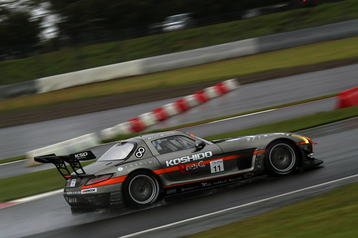 総合＆GT3クラス2位の佐藤元春／平中克幸組（KSD RACING SLS GT3）