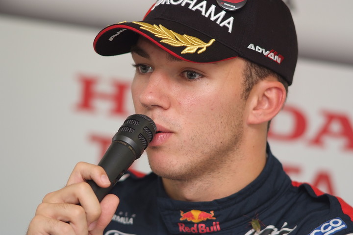 予選記者会見: 3位のピエール・ガスリー（TEAM MUGEN）