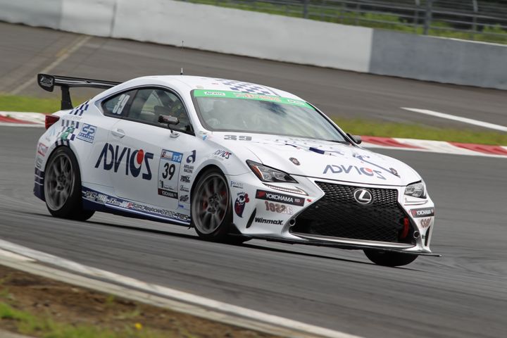 ST-3クラスポールポジションは手塚祐弥／前嶋秀司／鈴木陽／松井猛敏組（ADVICS TRACY RC350 DPS）