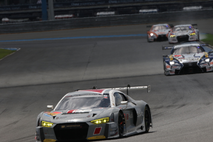 公式練習: リチャード・ライアン／柳田真孝組（Hitotsuyama Audi R8 LMS）