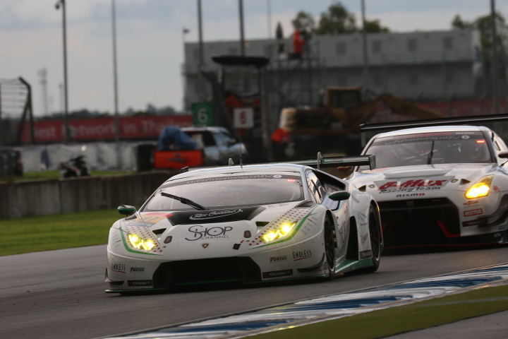 公式予選: 細川慎弥／佐藤公哉組（ショップチャンネルランボルギーニ GT3）