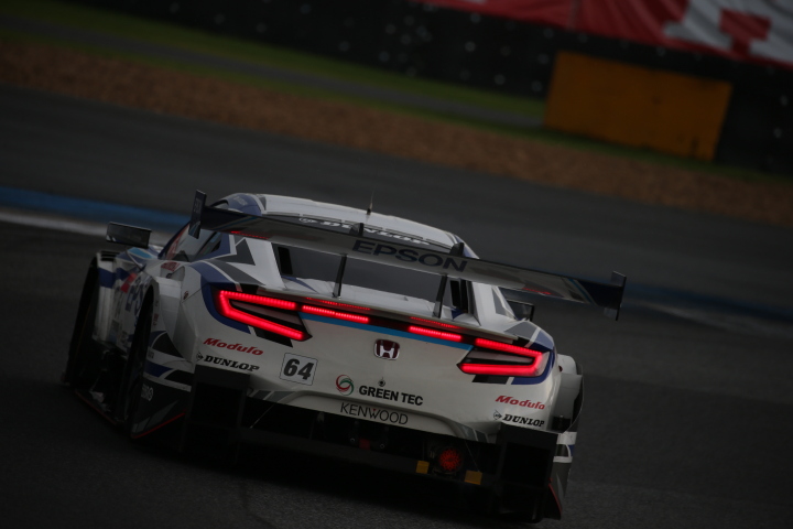 公式予選: ベルトラン・バゲット／松浦孝亮組（Epson Modulo NSX-GT）