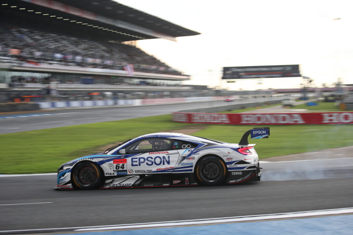 公式予選: ベルトラン・バゲット／松浦孝亮組（Epson Modulo NSX-GT）