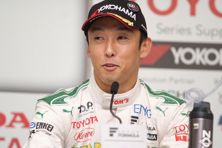 予選記者会見: レース1・3位、レース2・5位の中嶋一貴（VANTELIN TEAM TOM’S）