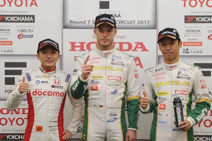 レース1予選フォトセッション: トップ3のドライバー