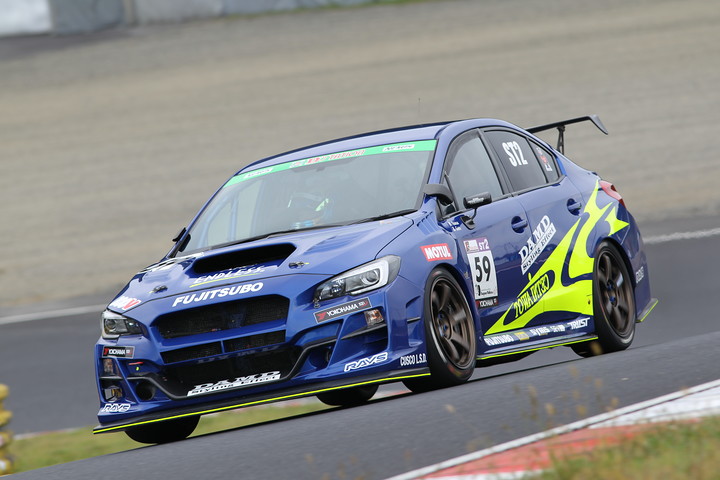 ST-2クラス予選2位は大澤学／後藤比東至組（DAMD MOTUL ED WRX STI）