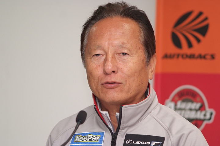 2017年度GT500クラスチームチャンピオンを獲得した関谷正徳監督（LEXUS TEAM KeePer TOM'S）
