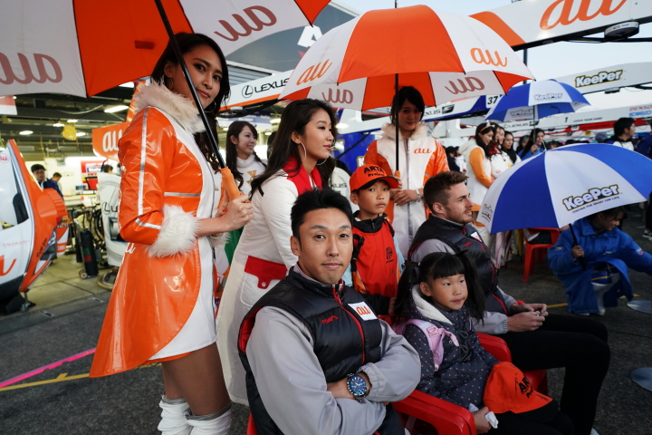 GTキッズウォーク: 中嶋一貴（LEXUS TEAM au TOM'S）