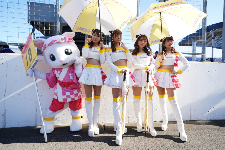 ピットウォーク: レースクイーン