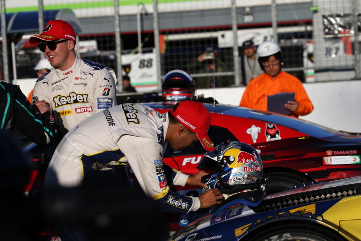 決勝レース: GT500クラスでチャンピオンを獲得たニック・キャシディと平川亮（LEXUS TEAM KeePer TOM'S）