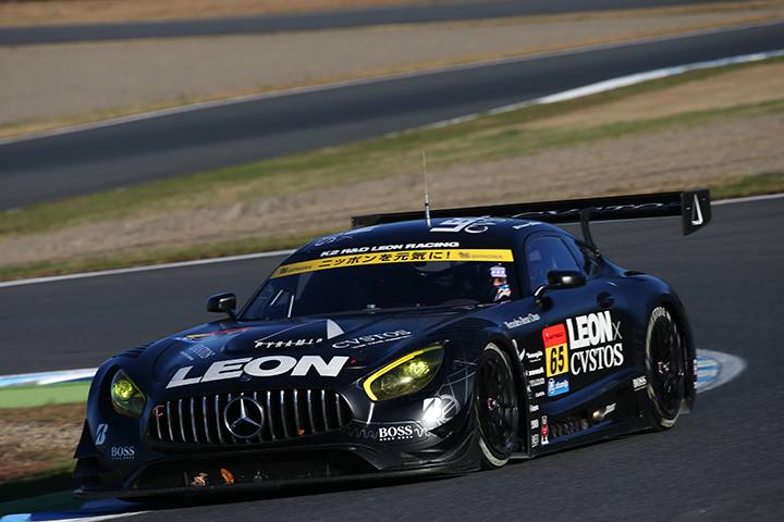 GT300クラス予選3位の黒澤治樹／蒲生尚弥組（LEON CVSTOS AMG）