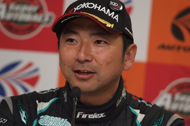 GT300クラスポールポジションの片岡龍也（GOODSMILE RACING & TeamUKYO）