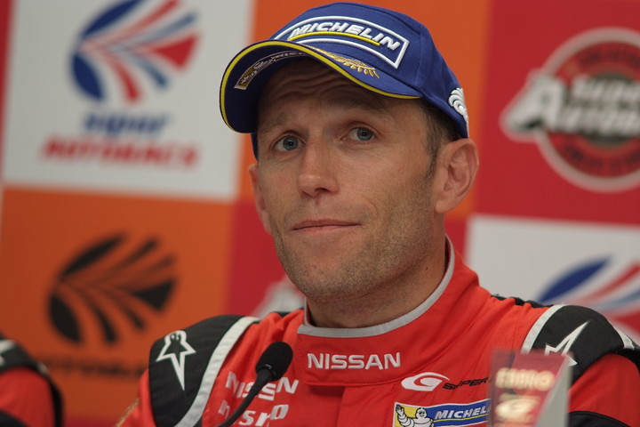 GT500クラスポールポジションのロニー・クインタレッリ（NISMO）